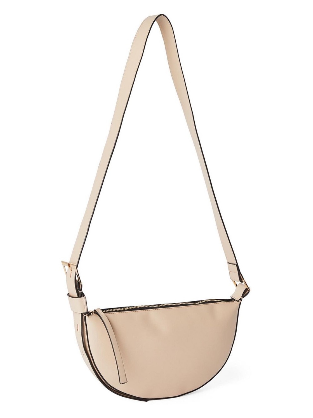 Time and Tru Women’s Crossbody Bag – Beige – New